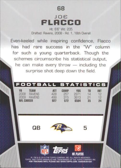 2010 Topps Unrivaled Football Card Pick - Picture 137 of 217