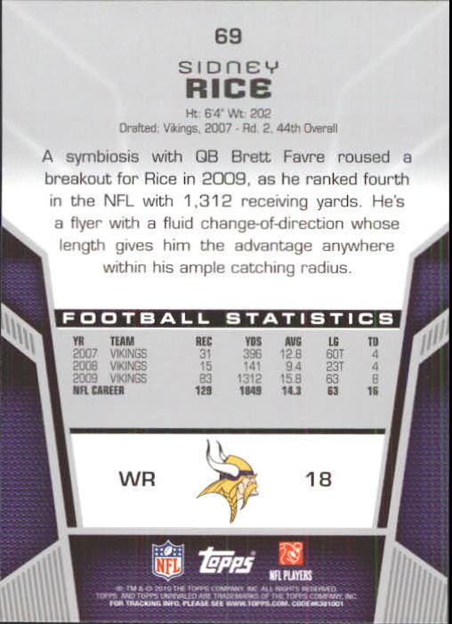 2010 Topps Unrivaled Football Card Pick - Picture 139 of 217