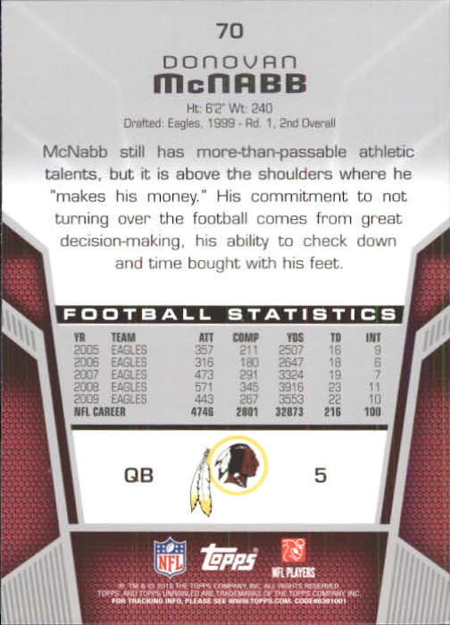 2010 Topps Unrivaled Football Card Pick - Picture 141 of 217