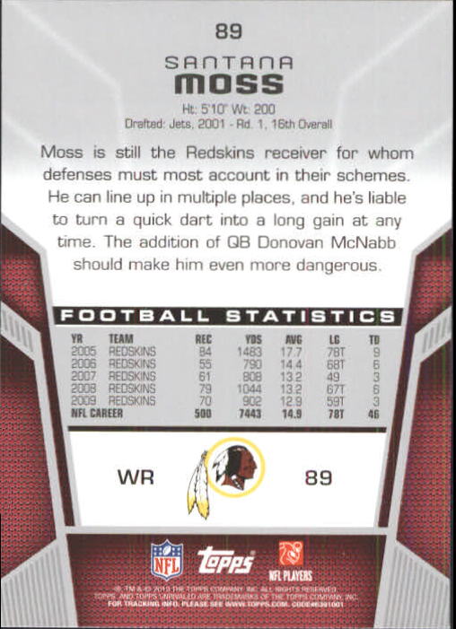 2010 Topps Unrivaled Football Card Pick - Picture 179 of 217