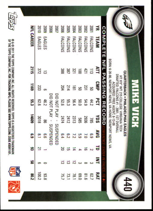 A1482- 2011 Topps Football Cards 252-440 +Rookies -You Pick- 15+ FREE US SHIP - Picture 359 of 487