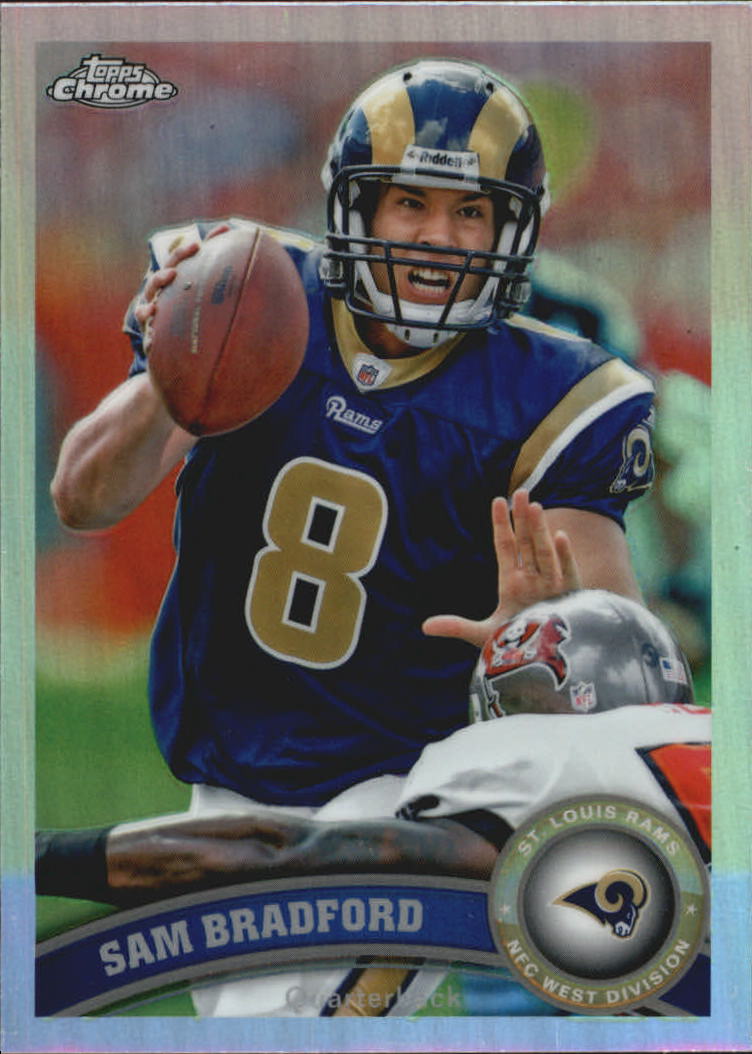 2011 Topps Chrome Football Part 2 Parallel Refractors Cards - Picture 60 of 177