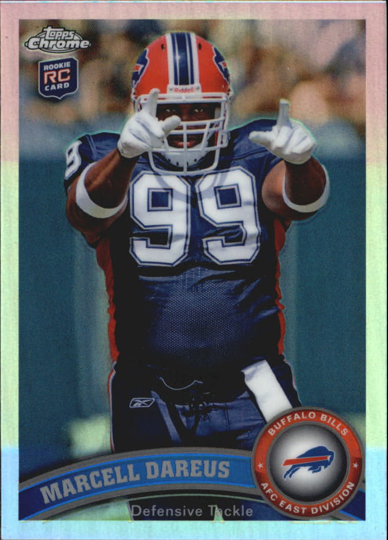 2011 Topps Chrome Football Part 2 Parallel Refractors Cards - Picture 84 of 177
