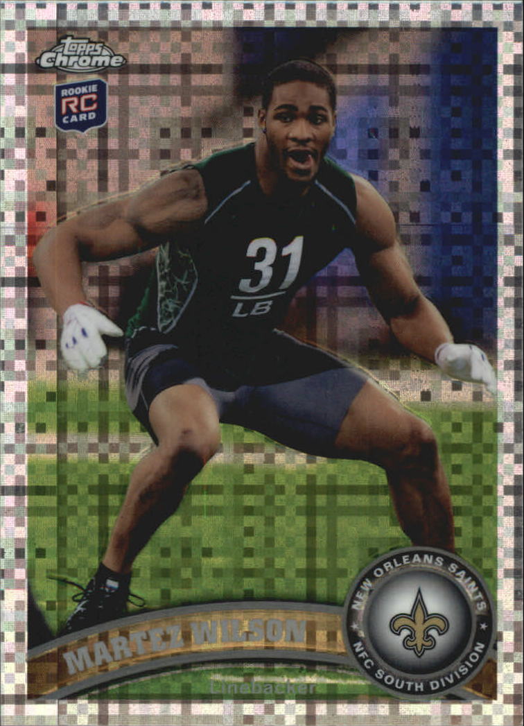 2011 Topps Chrome Football Part 2 Parallel Refractors Cards - Picture 142 of 177