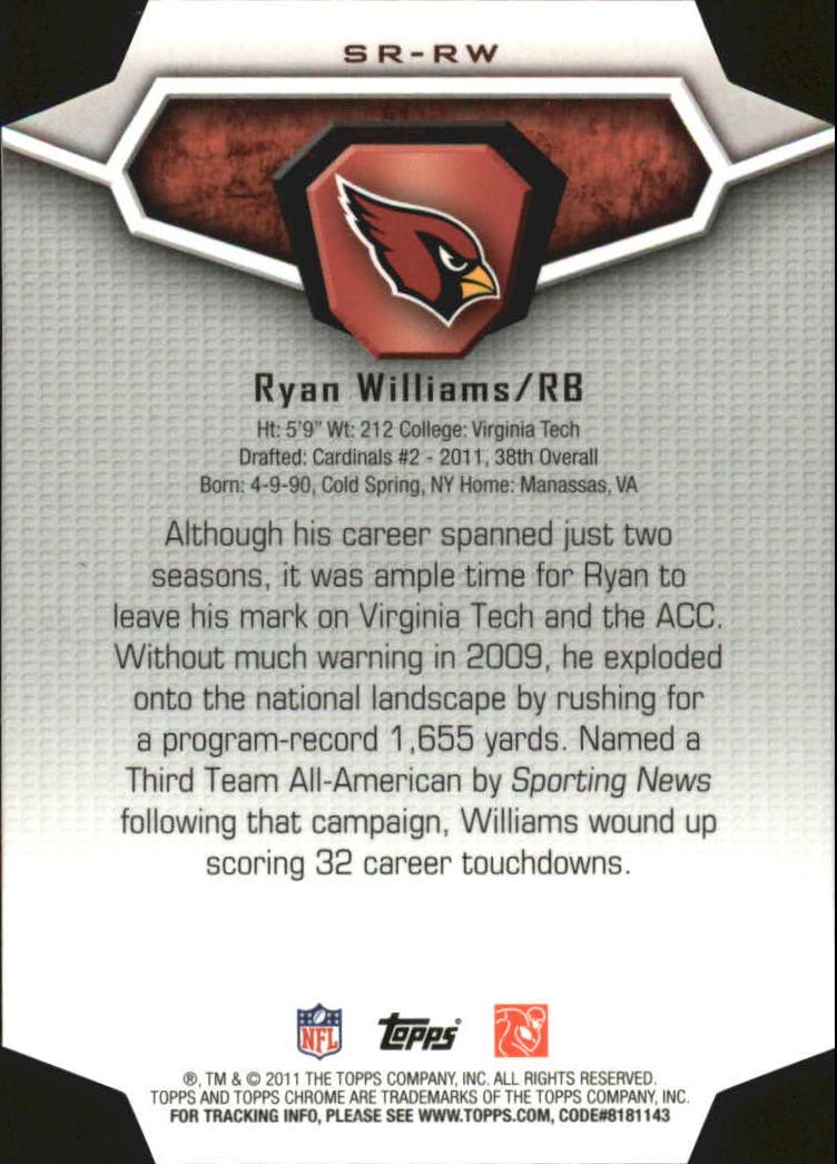 2011 Topps Chrome Football Part 3 Insert Cards - Picture 29 of 29
