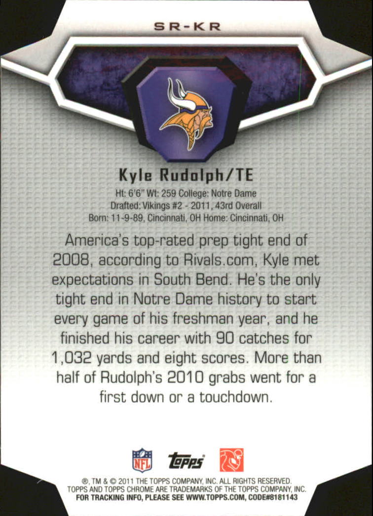 2011 Topps Chrome Football Part 3 Insert Cards - Picture 25 of 29