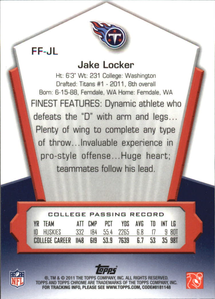 2011 Topps Chrome Football Part 3 Insert Cards - Picture 9 of 29