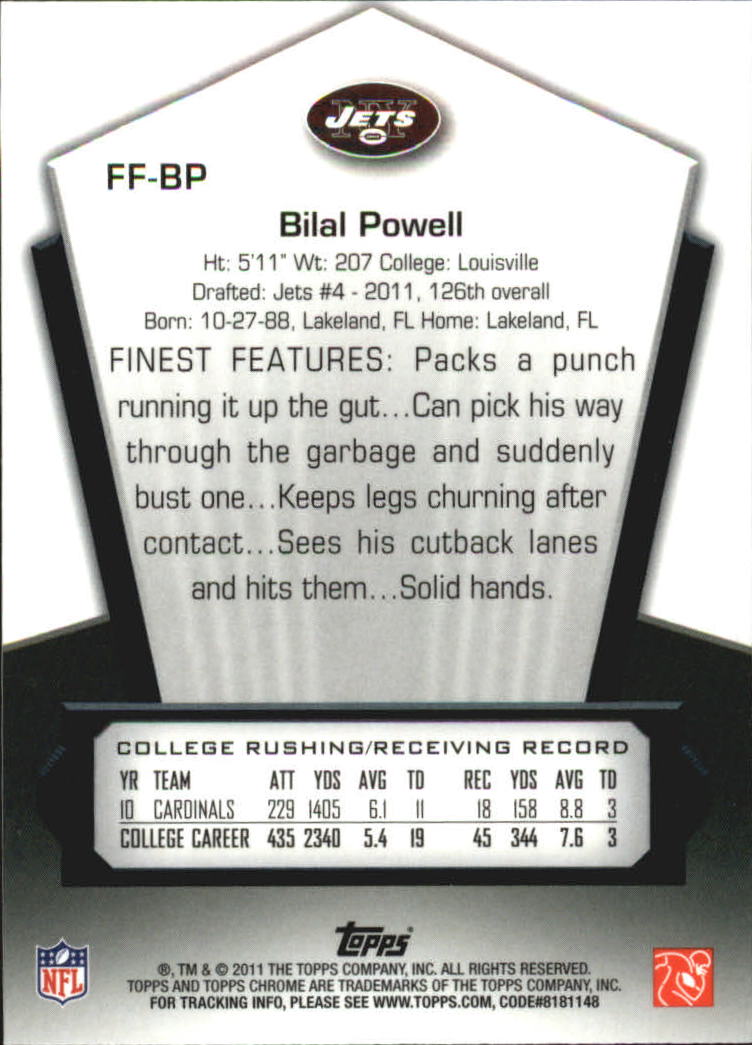 2011 Topps Chrome Football Part 3 Insert Cards - Picture 7 of 29