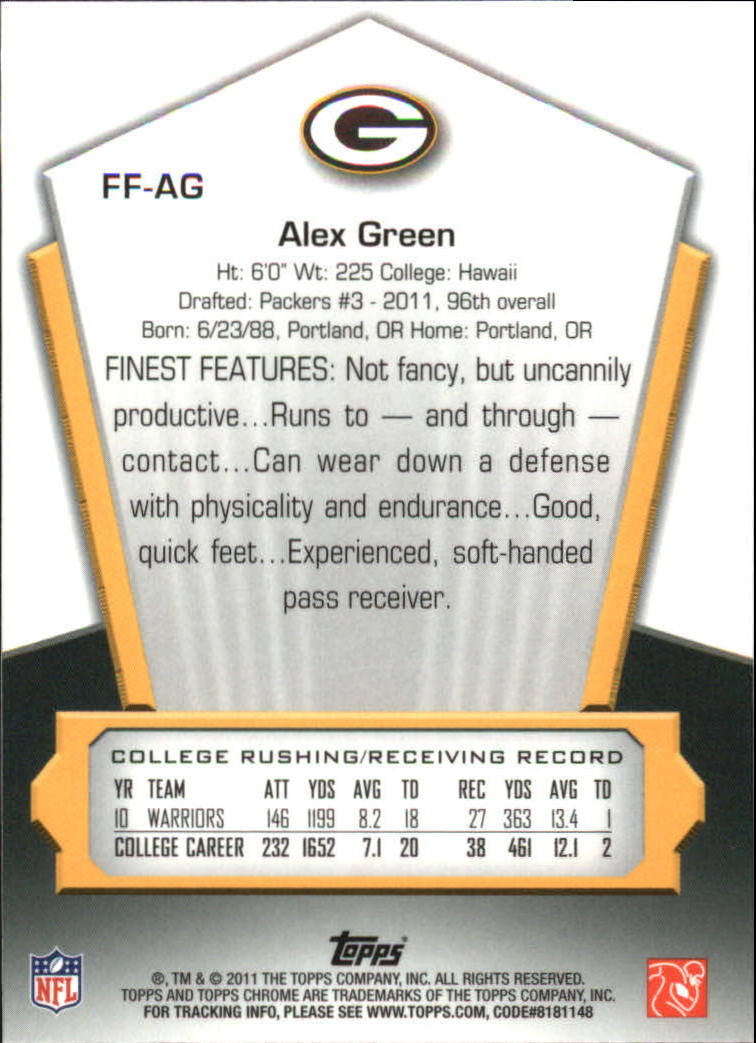 2011 Topps Chrome Football Part 3 Insert Cards - Picture 3 of 29
