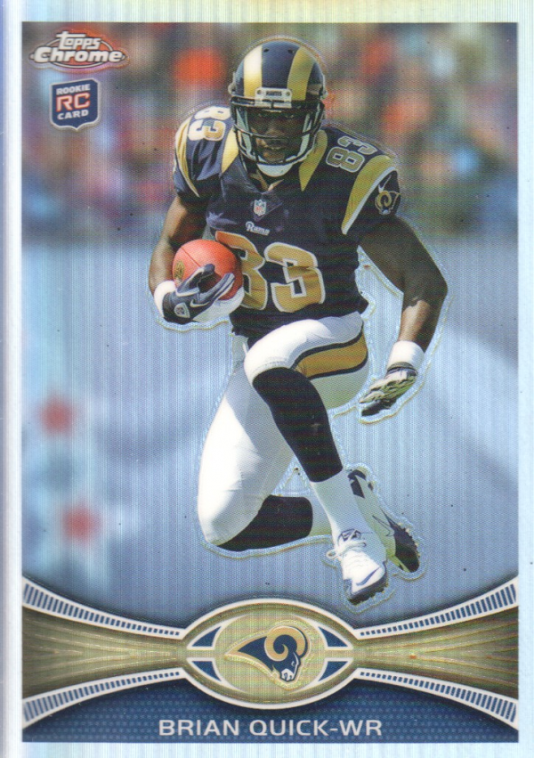 2012 Topps Chrome Football Part 2 Regular Refractors Parallel Cards - Picture 71 of 168