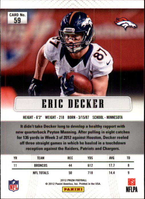 2012 Panini Prizm Football 1-100 YOU PICK - Picture 114 of 191