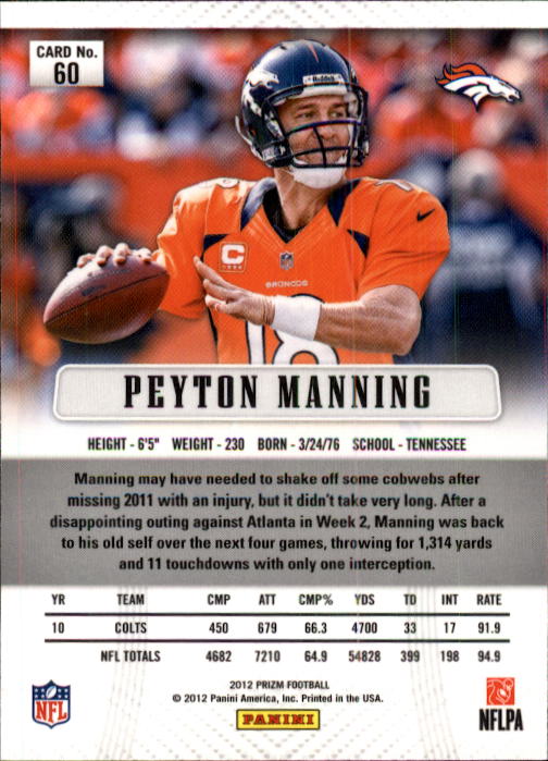 2012 Panini Prizm Football 1-100 YOU PICK - Picture 116 of 191