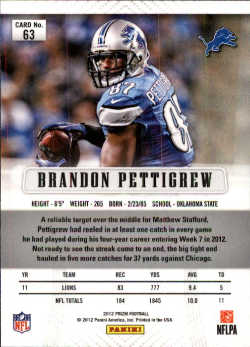 2012 Panini Prizm Football 1-100 YOU PICK - Picture 122 of 191