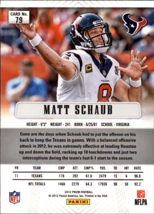 2012 Panini Prizm Football 1-100 YOU PICK - Picture 149 of 191
