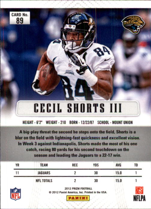 2012 Panini Prizm Football 1-100 YOU PICK - Picture 169 of 191
