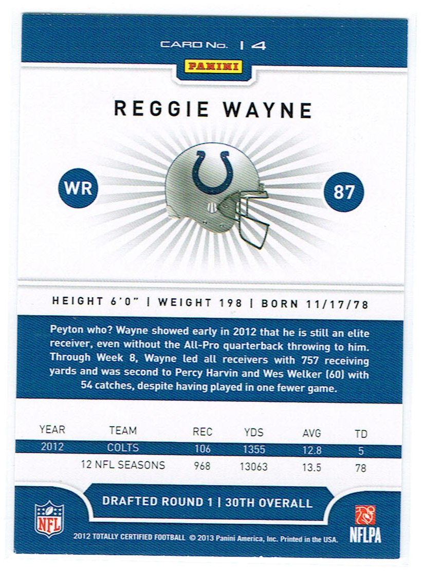 A8185- 2012 Totally Certified Football Cards 1-100 - You Pick - 15+ FREE SHIP - Picture 21 of 157