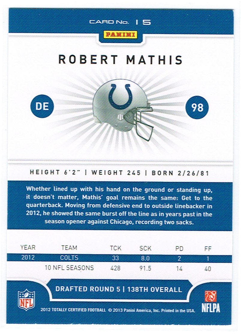 A8185- 2012 Totally Certified Football Cards 1-100 - You Pick - 15+ FREE SHIP - Picture 23 of 157
