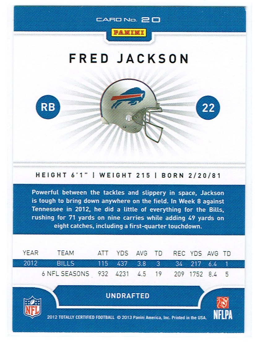 A8185- 2012 Totally Certified Football Cards 1-100 - You Pick - 15+ FREE SHIP - Picture 33 of 157