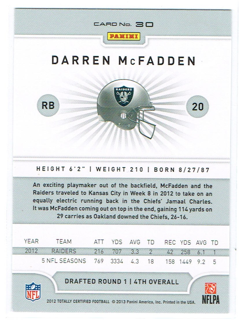 A8185- 2012 Totally Certified Football Cards 1-100 - You Pick - 15+ FREE SHIP - Picture 51 of 157