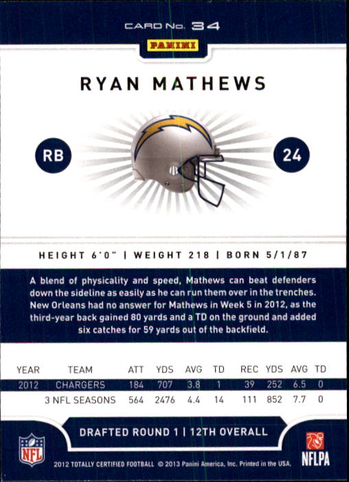 A8185- 2012 Totally Certified Football Cards 1-100 - You Pick - 15+ FREE SHIP - Picture 59 of 157