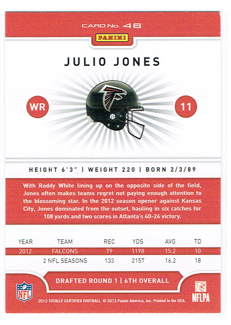 A8185- 2012 Totally Certified Football Cards 1-100 - You Pick - 15+ FREE SHIP - Picture 79 of 157