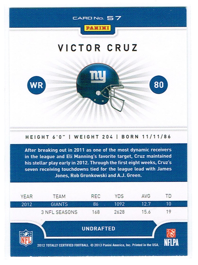 A8185- 2012 Totally Certified Football Cards 1-100 - You Pick - 15+ FREE SHIP - Picture 93 of 157