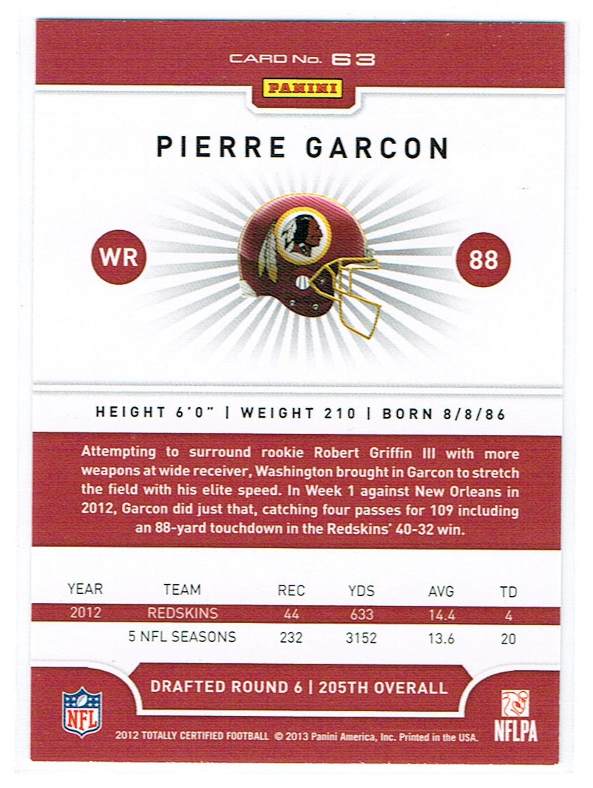 A8185- 2012 Totally Certified Football Cards 1-100 - You Pick - 15+ FREE SHIP - Picture 105 of 157