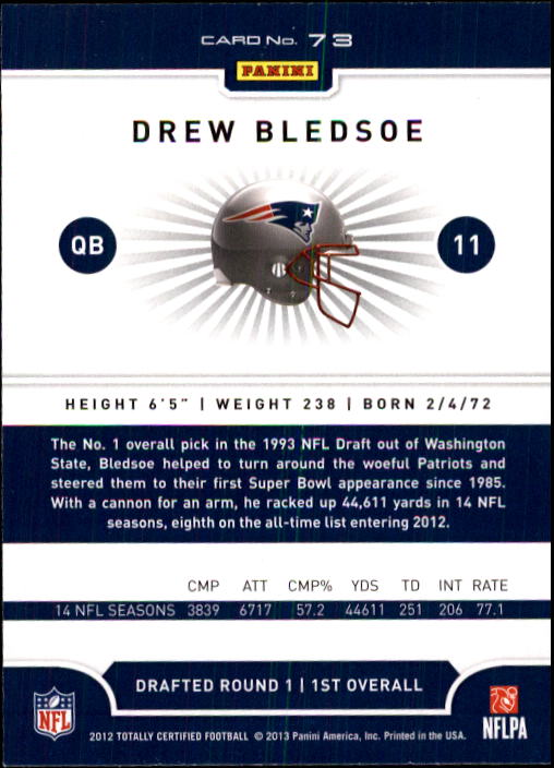 A8185- 2012 Totally Certified Football Cards 1-100 - You Pick - 15+ FREE SHIP - Picture 125 of 157