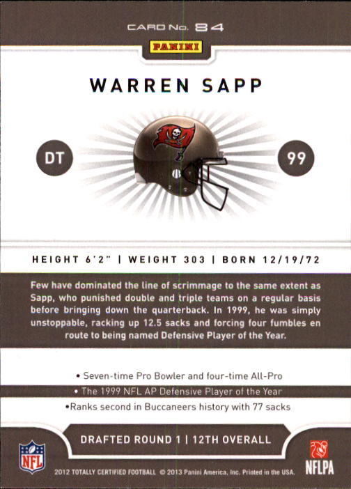 A8185- 2012 Totally Certified Football Cards 1-100 - You Pick - 15+ FREE SHIP - Picture 139 of 157