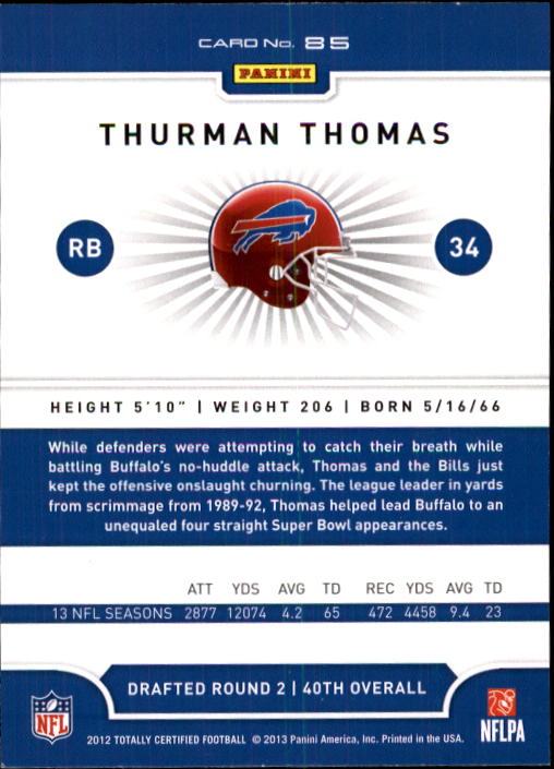 A8185- 2012 Totally Certified Football Cards 1-100 - You Pick - 15+ FREE SHIP - Picture 141 of 157