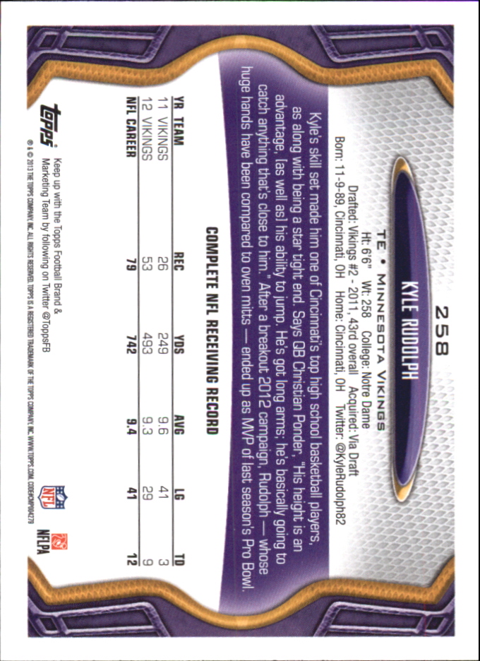 A8783- 2013 Topps Mini FB Card #s 251-440 +Rookies -You Pick- 15+ FREE US SHIP - Picture 15 of 267