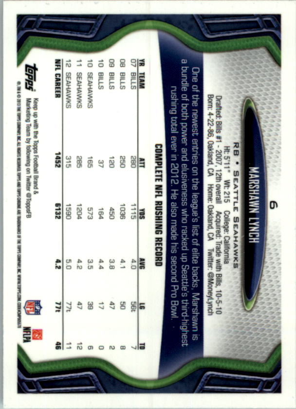 2013 Topps Chrome Football Part 1 Main Set Cards #1 to #220 - Picture 11 of 429