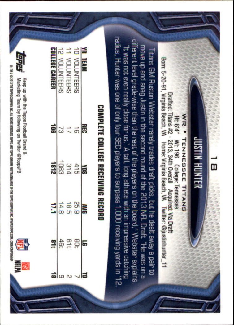 2013 Topps Chrome Football Part 1 Main Set Cards #1 to #220 - Picture 35 of 429
