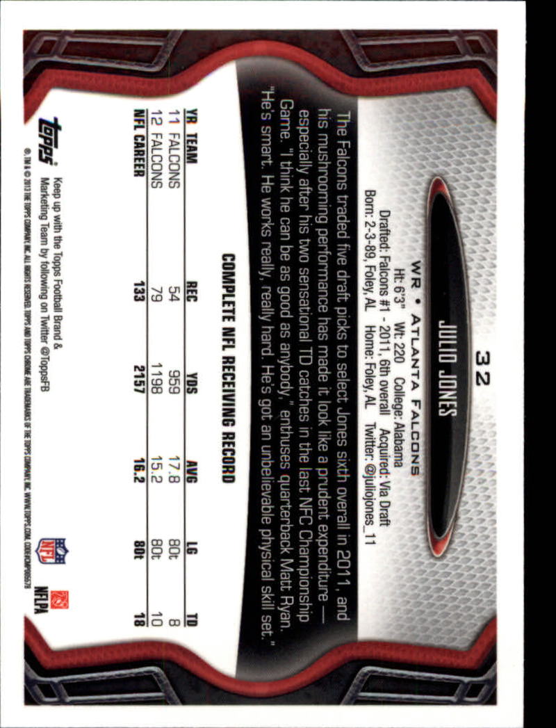 2013 Topps Chrome Football Part 1 Main Set Cards #1 to #220 - Picture 61 of 429