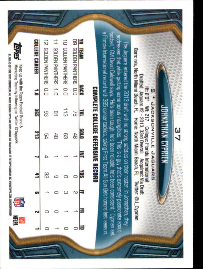 2013 Topps Chrome Football Part 1 Main Set Cards #1 to #220 - Picture 71 of 429