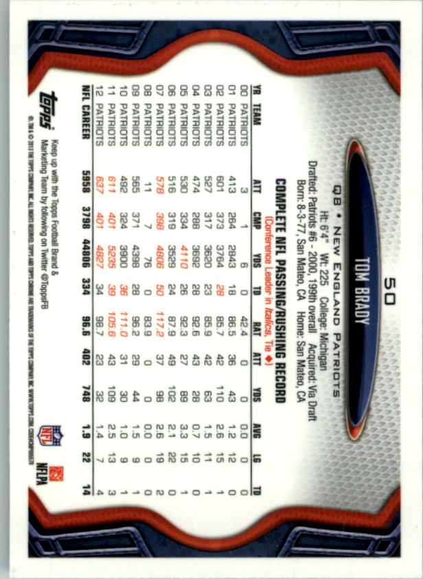 2013 Topps Chrome Football Part 1 Main Set Cards #1 to #220 - Picture 97 of 429