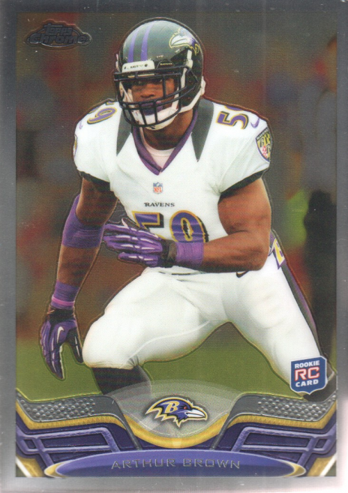 2013 Topps Chrome Football Part 1 Main Set Cards #1 to #220 - Picture 124 of 429