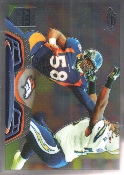 2013 Topps Chrome Football Part 1 Main Set Cards #1 to #220 - Picture 134 of 429