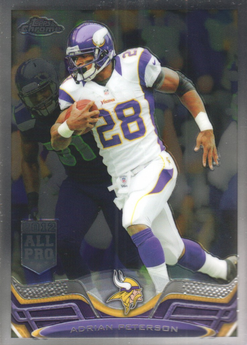 2013 Topps Chrome Football Part 1 Main Set Cards #1 to #220 - Picture 194 of 429
