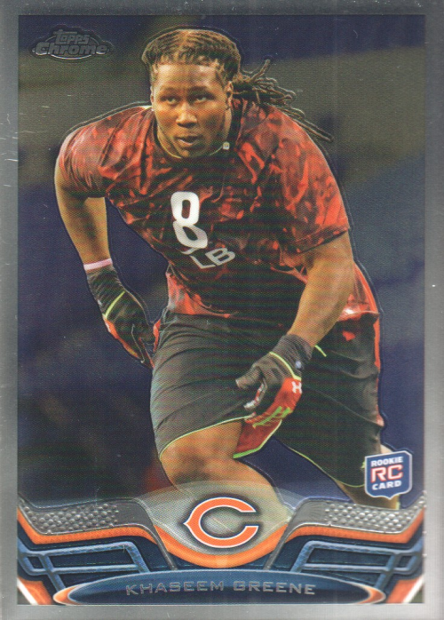 2013 Topps Chrome Football Part 1 Main Set Cards #1 to #220 - Picture 218 of 429