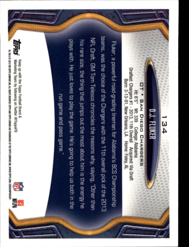 2013 Topps Chrome Football Part 1 Main Set Cards #1 to #220 - Picture 261 of 429