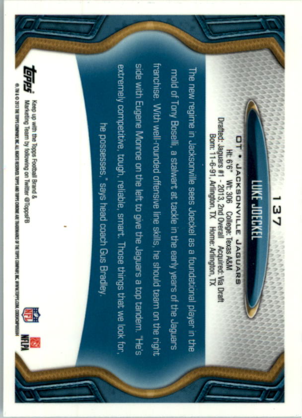 2013 Topps Chrome Football Part 1 Main Set Cards #1 to #220 - Picture 267 of 429