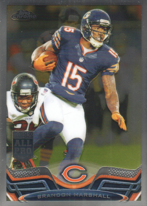 2013 Topps Chrome Football Part 1 Main Set Cards #1 to #220 - Picture 276 of 429