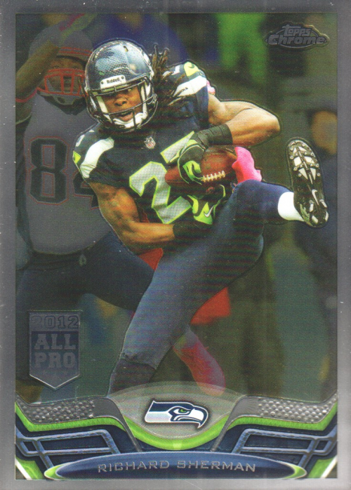 2013 Topps Chrome Football Part 1 Main Set Cards #1 to #220 - Picture 300 of 429