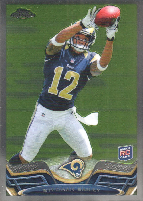 2013 Topps Chrome Football Part 1 Main Set Cards #1 to #220 - Picture 314 of 429