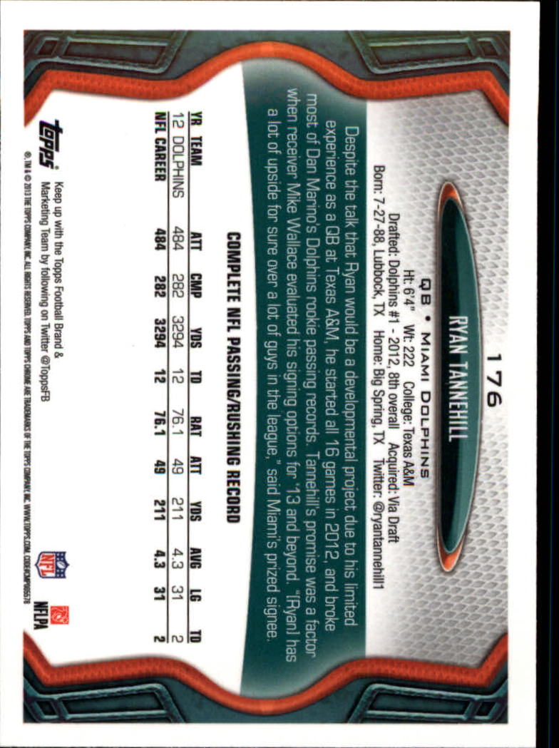 2013 Topps Chrome Football Part 1 Main Set Cards #1 to #220 - Picture 341 of 429