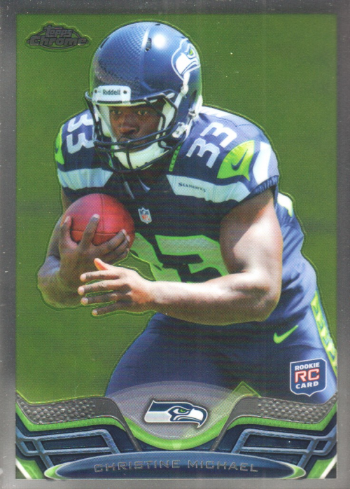 2013 Topps Chrome Football Part 1 Main Set Cards #1 to #220 - Picture 360 of 429