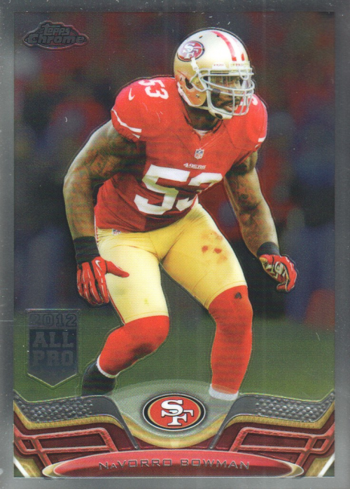 2013 Topps Chrome Football Part 1 Main Set Cards #1 to #220 - Picture 362 of 429