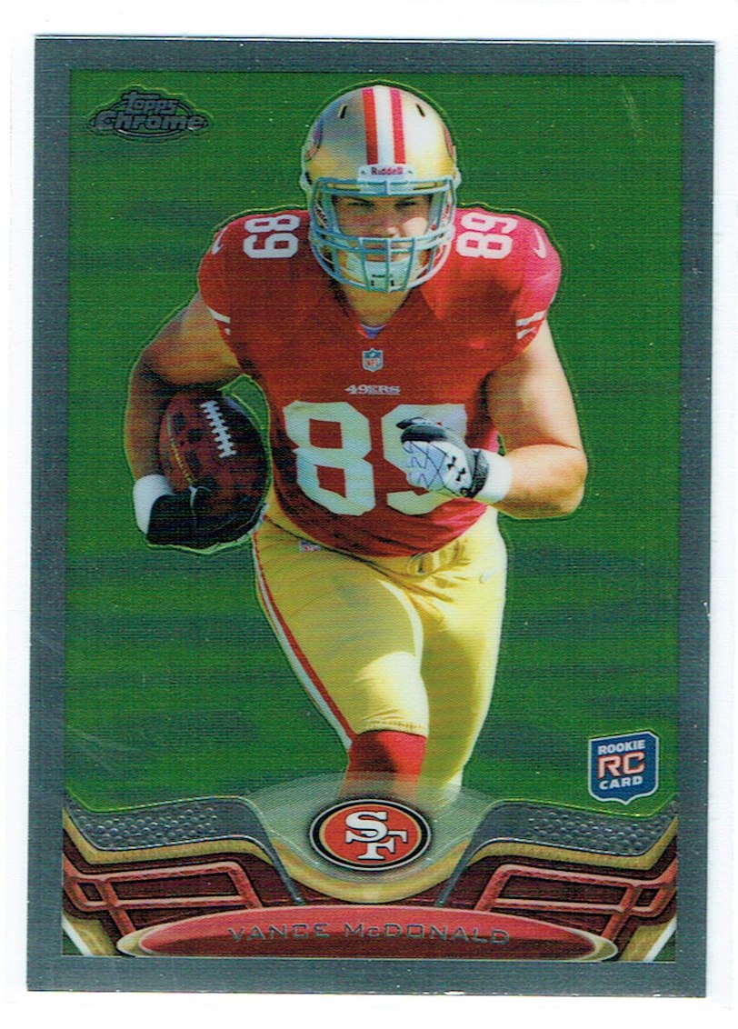 2013 Topps Chrome Football Part 1 Main Set Cards #1 to #220 - Picture 364 of 429