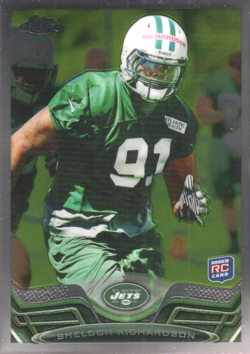 2013 Topps Chrome Football Part 1 Main Set Cards #1 to #220 - Picture 392 of 429